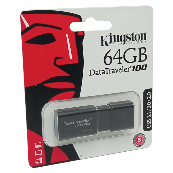 Pendrive Kingston 64GB – Compuretail